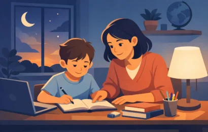 Aide aux devoirs primaire le soir, sans tension