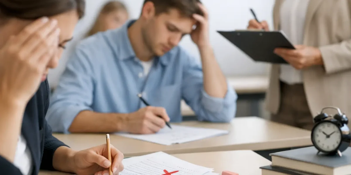 Erreurs fréquentes à l’examen d’admission