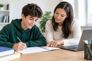 La progression après tutorat en math se mesure